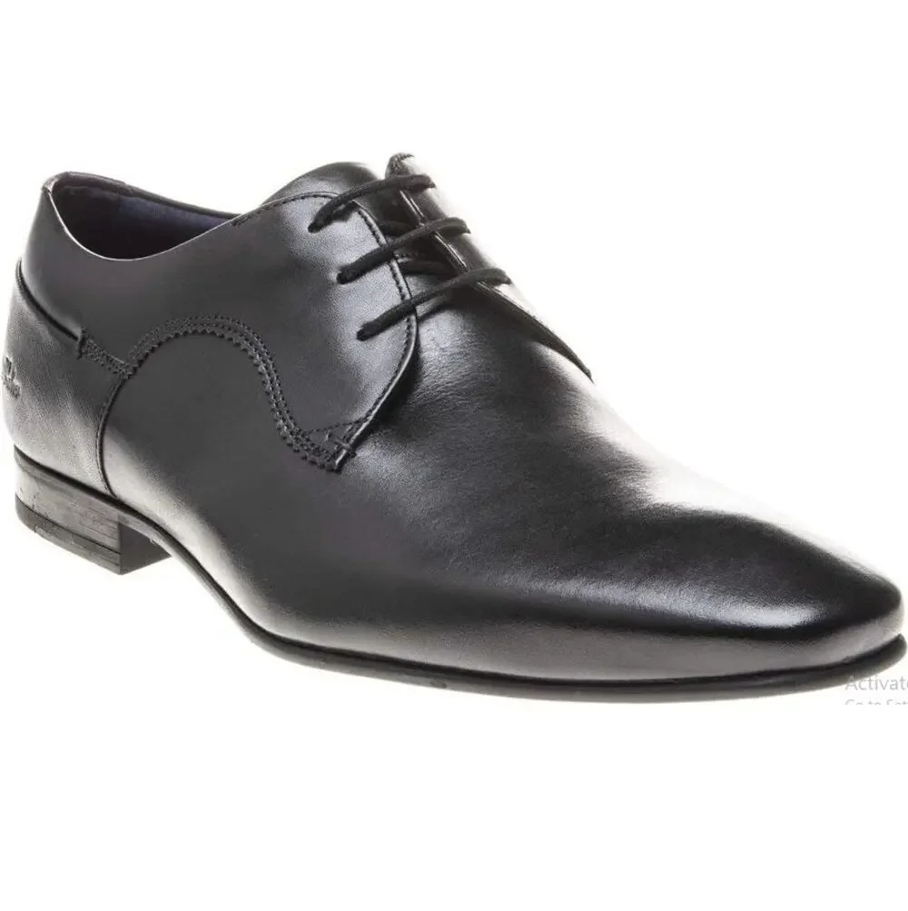 New Ted Baker Men's Black TRIFP Leather Lace Up Dress Shoes Size 13.5
